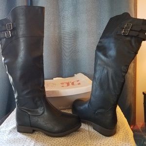 black Tori riding boot